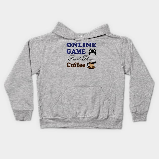 online game first Kids Hoodie by ARJUNO STORE